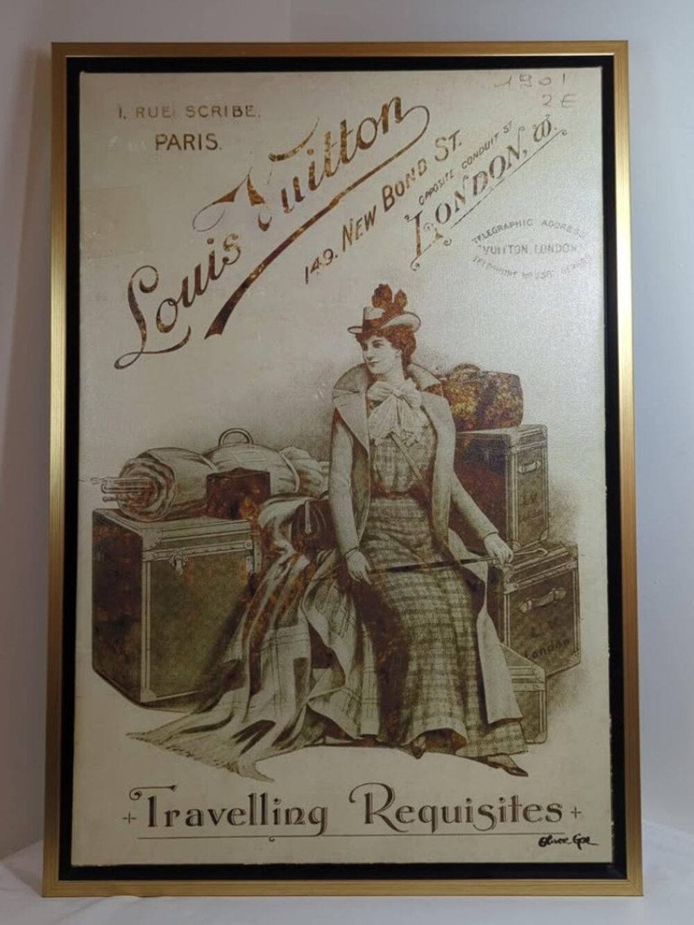 Oliver Gal "Travelling Requisites" Framed Artwork - Picture 2 of 4